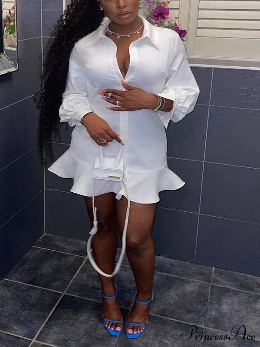 Floss Strap Bodycon Slip Modern Mini Dress - Silver White / S