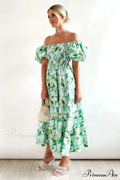 Flossy Elegant Midi Dress