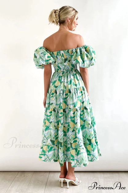 Flossy Elegant Midi Dress