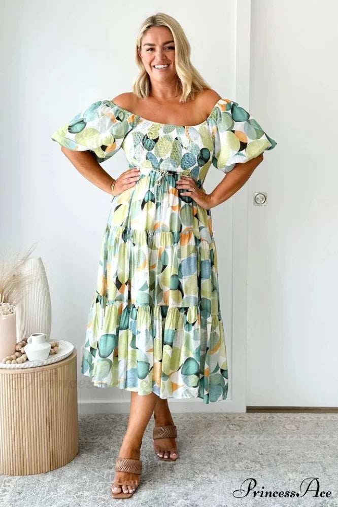 Flossy Elegant Midi Dress S / 4#