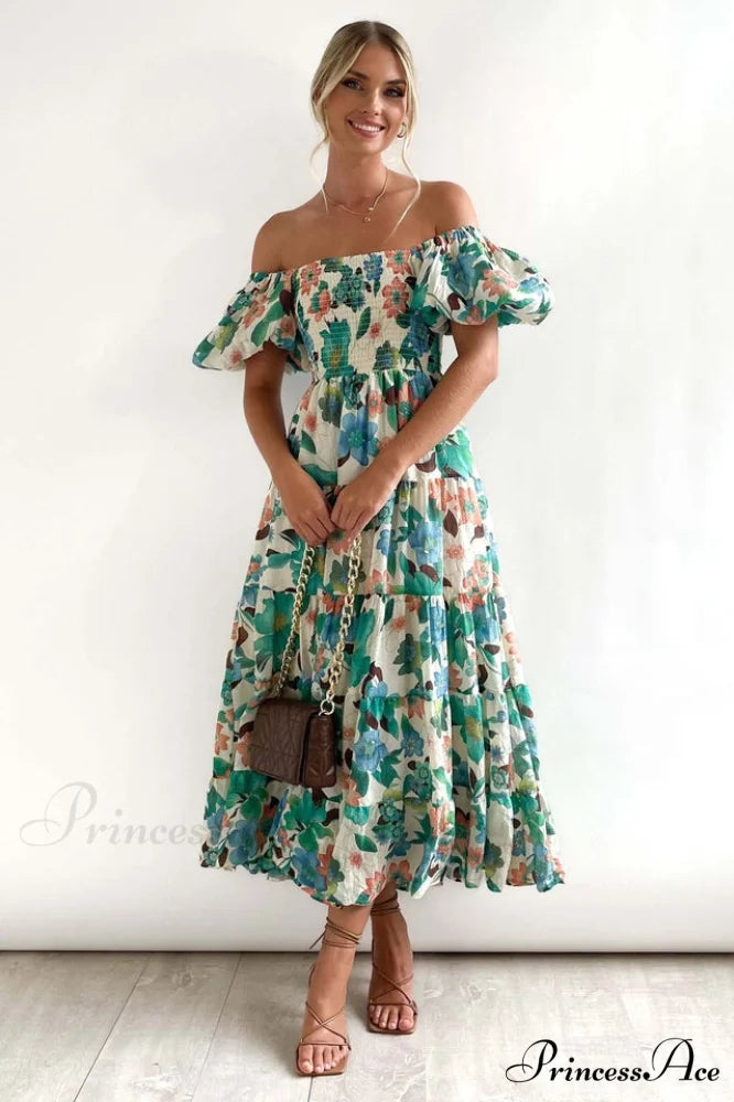 Flossy Elegant Midi Dress S / 7#