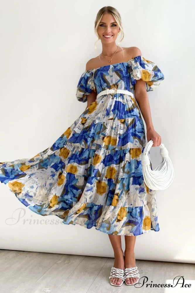 Flossy Elegant Midi Dress S / 8#