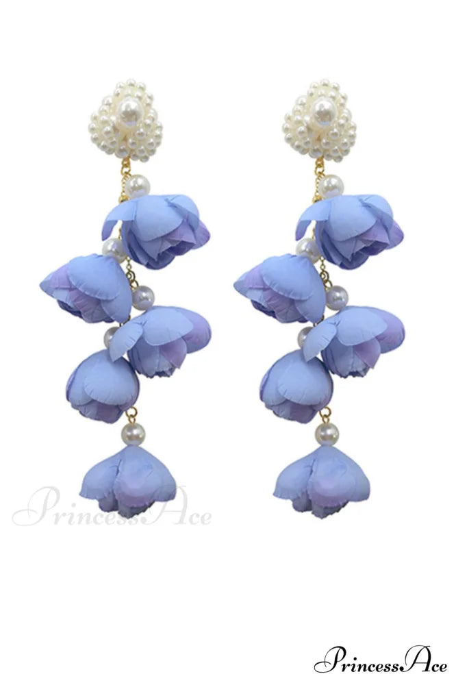 Flower Elegant Drop Earrings