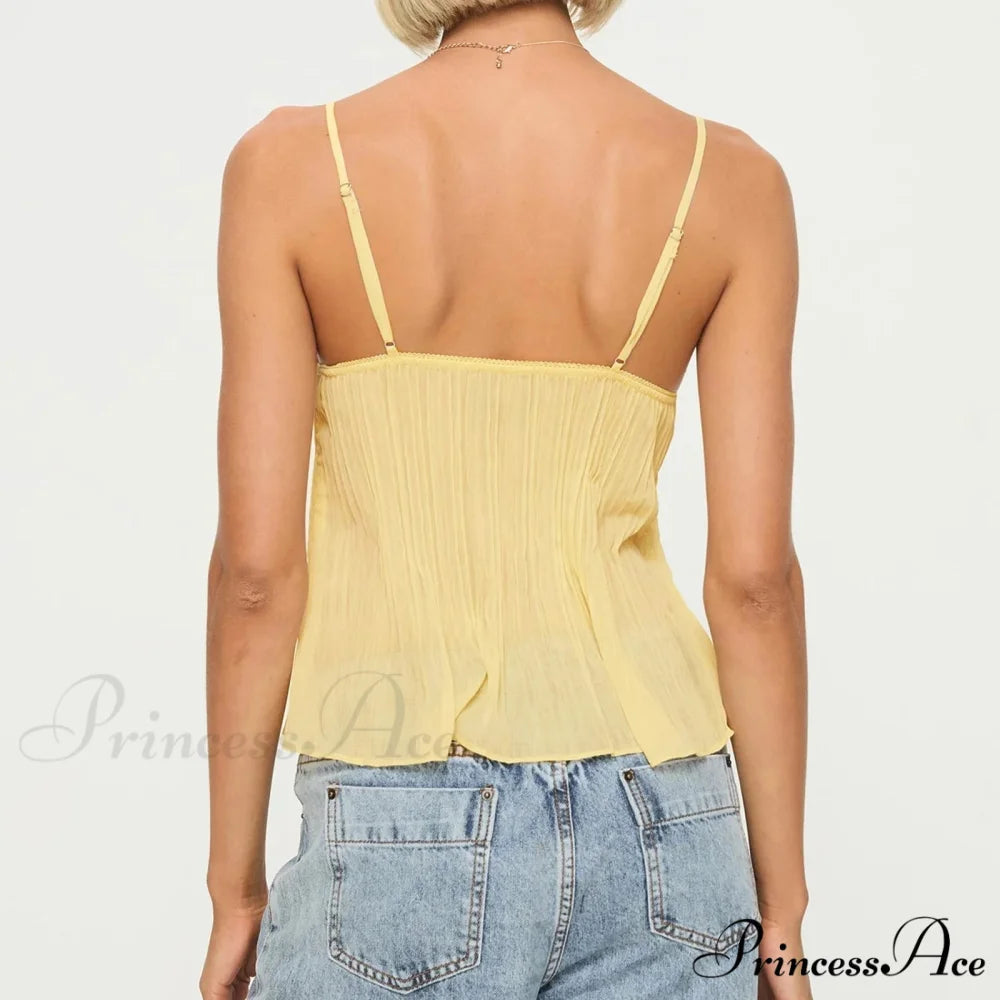 Folded Ribbon Infant Blouse Crop Top croptop-250223