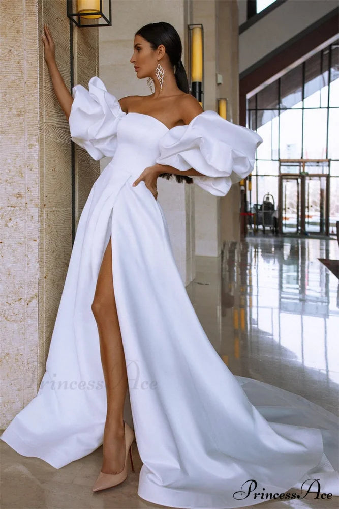 Forever Is Ours Trendy Satin Strapless Maxi Dress