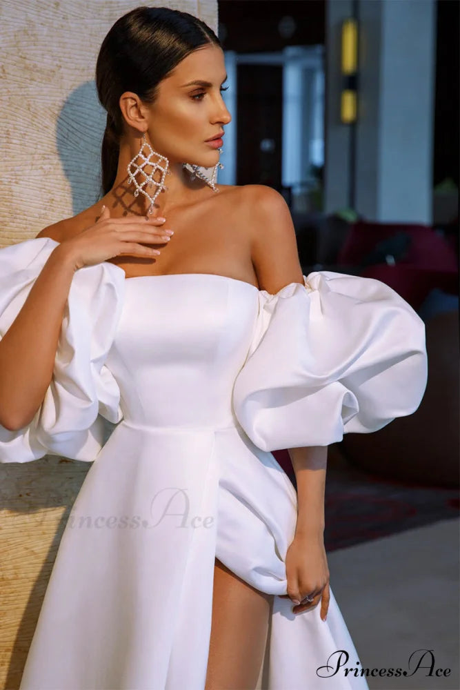 Forever Is Ours Trendy Satin Strapless Maxi Dress