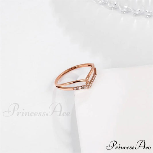Fox Eye Charmful Creative Personalized Rings rose gold / 8