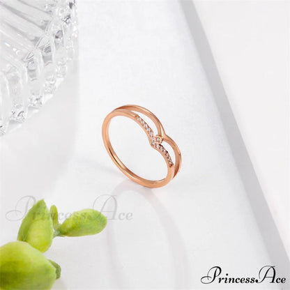 Fox Eye Charmful Creative Personalized Rings rose gold / 8