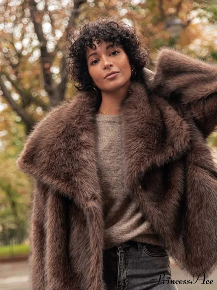 Fox Firm Fluffy Brief Jacket coats-241228