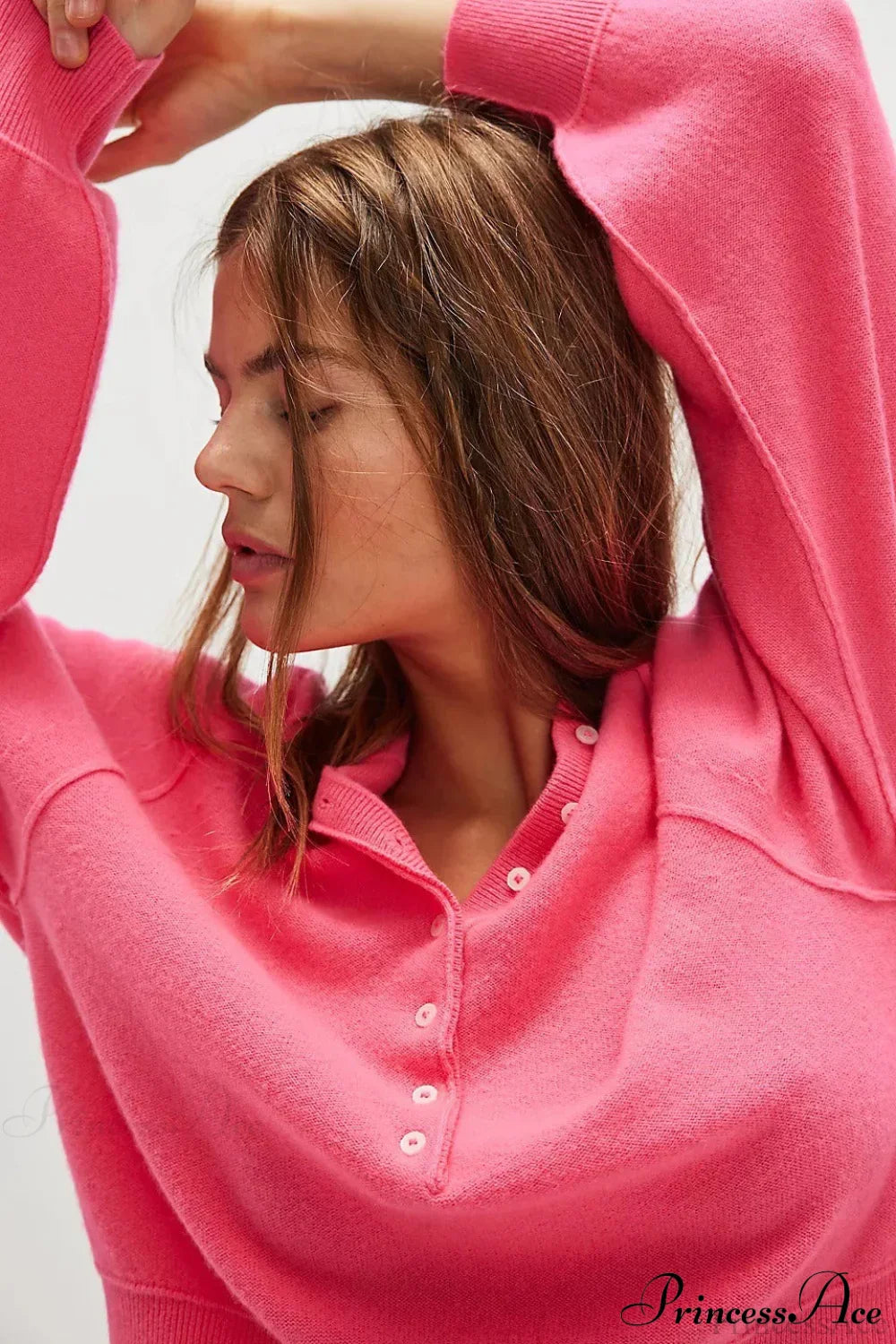 French Vintage Loose Long-Sleeve Knit Top