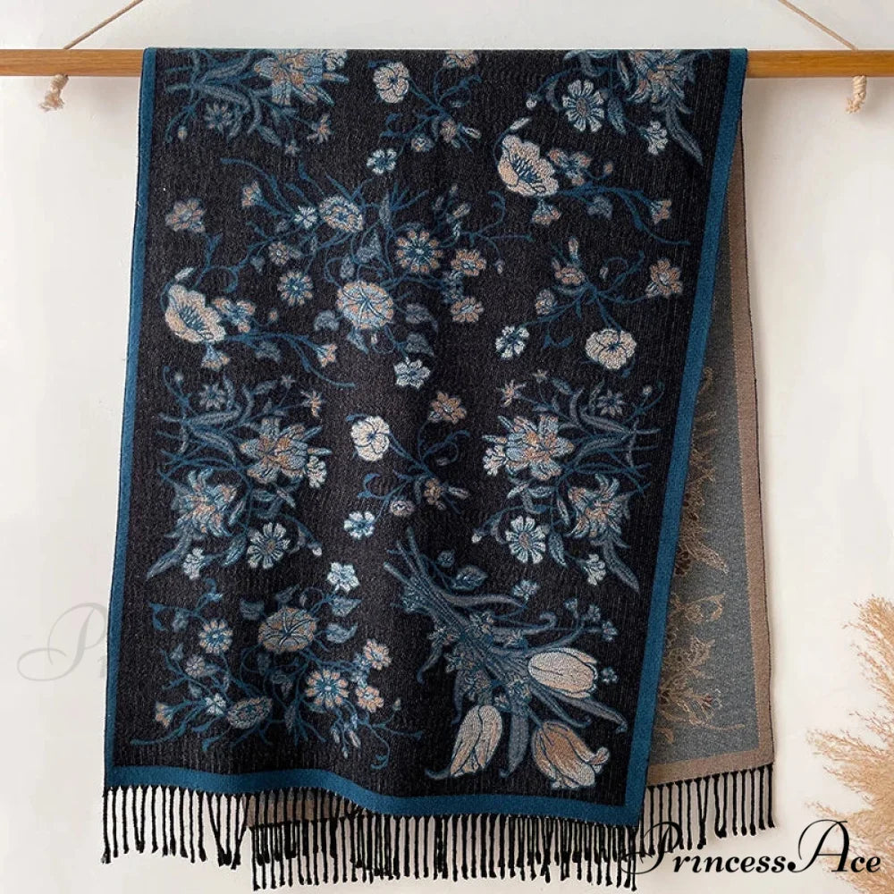 Fringe Cover Cashmere Pashmina Wrap Color19 scarf-241228