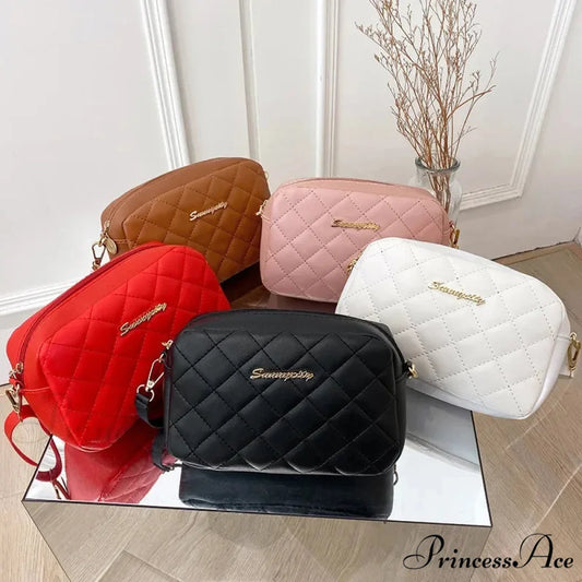 Fringe Stitching Camera Crossbody Bag crossbody-250126