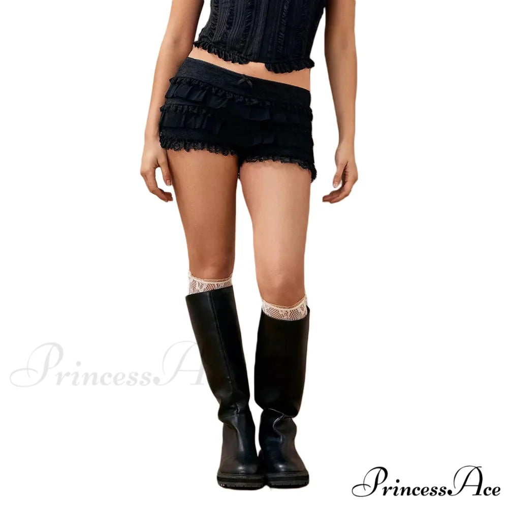 Frivolous Layered Bloomer Skirt black 1 / S skirts-250223