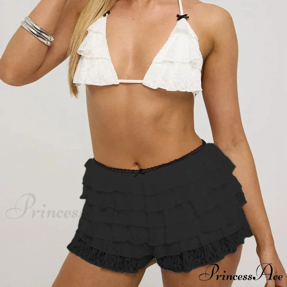 Frivolous Layered Bloomer Skirt black / S skirts-250223