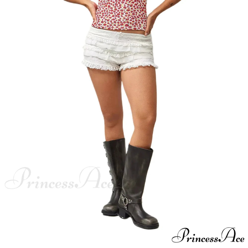 Frivolous Layered Bloomer Skirt white 4 / S skirts-250223