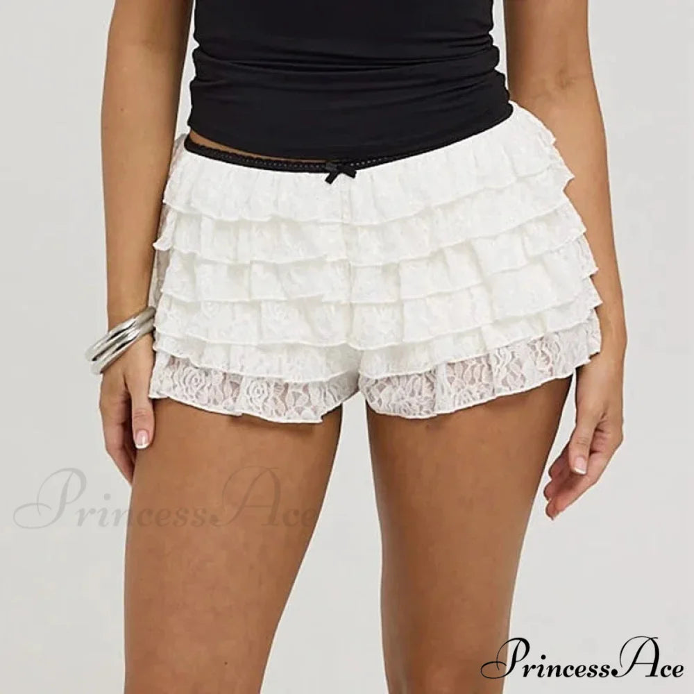 Frivolous Layered Bloomer Skirt white / S skirts-250223