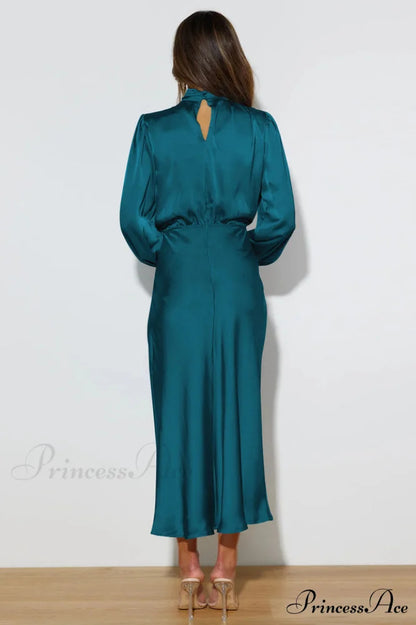 From The Source Charming High Neck Bridal Dress