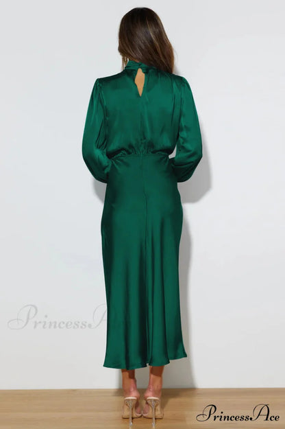 From The Source Charming High Neck Bridal Dress
