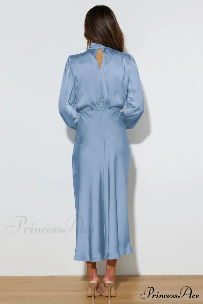 From The Source Charming High Neck Bridal Dress