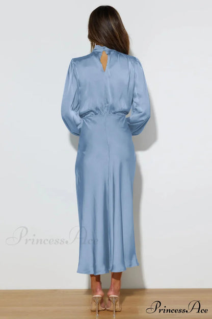 From The Source Charming High Neck Bridal Dress