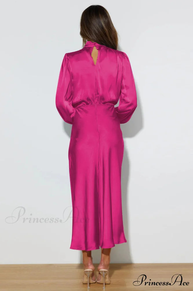 From The Source Charming High Neck Bridal Dress