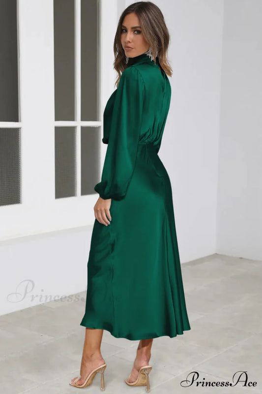 From The Source Charming High Neck Bridal Dress