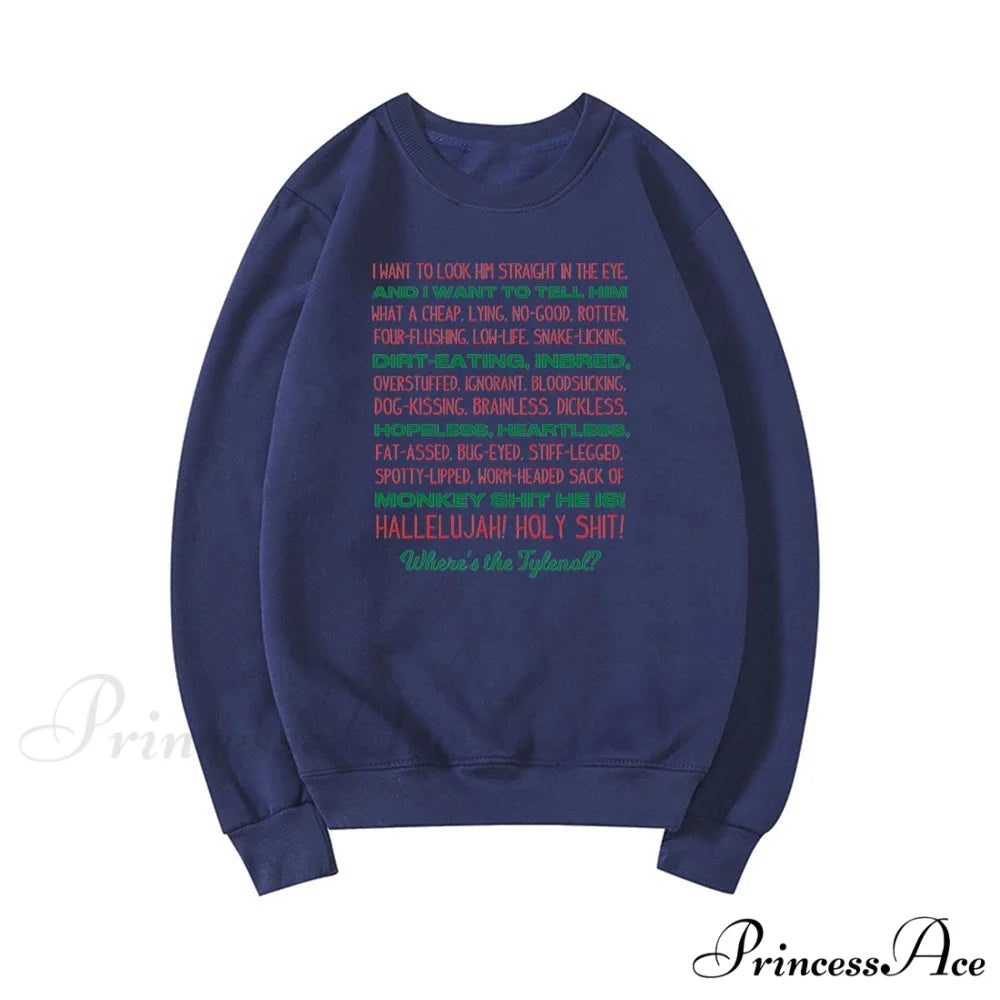 Funny Griswold Family Vacation Retro Unisex Christmas Hoodie Navy Blue / S Christmas Hoodies-L