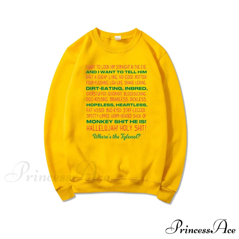 Funny Griswold Family Vacation Retro Unisex Christmas Hoodie Yellow / S Christmas Hoodies-L