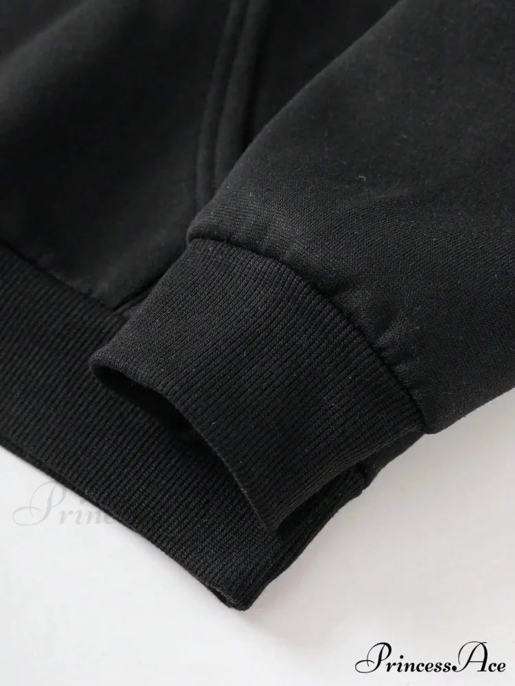 Funny Oversized Fleece Cozy Casual Hoodie Sweatshirts & Hoodies-L