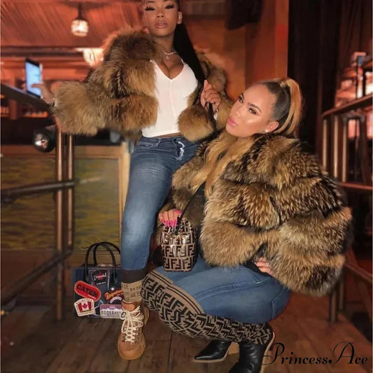 Furry Luxurious Winter Coat coats-241228
