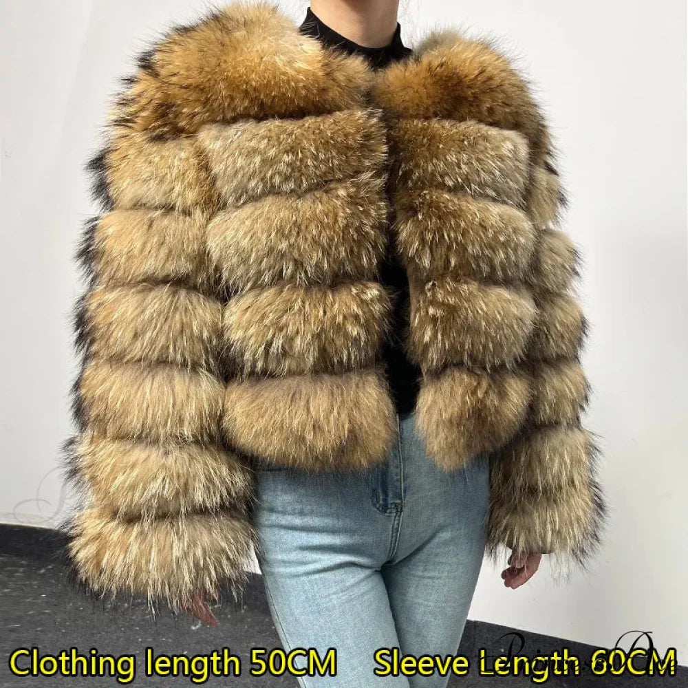 Furry Luxurious Winter Coat sleeve 60cm-2 / S coats-241228