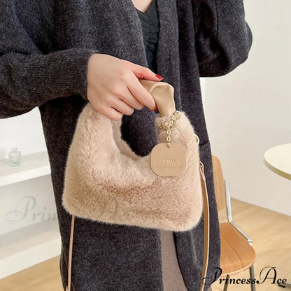 Gentle Fluffy Basic Crossbody Handbag Women’s Bag handbag-250126