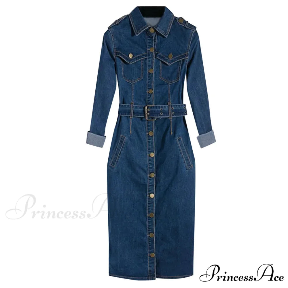 Germany Oktoberfest Vintage Retro Casual Short Sleeve Beer Stage Performance Costume Dress Blue / S