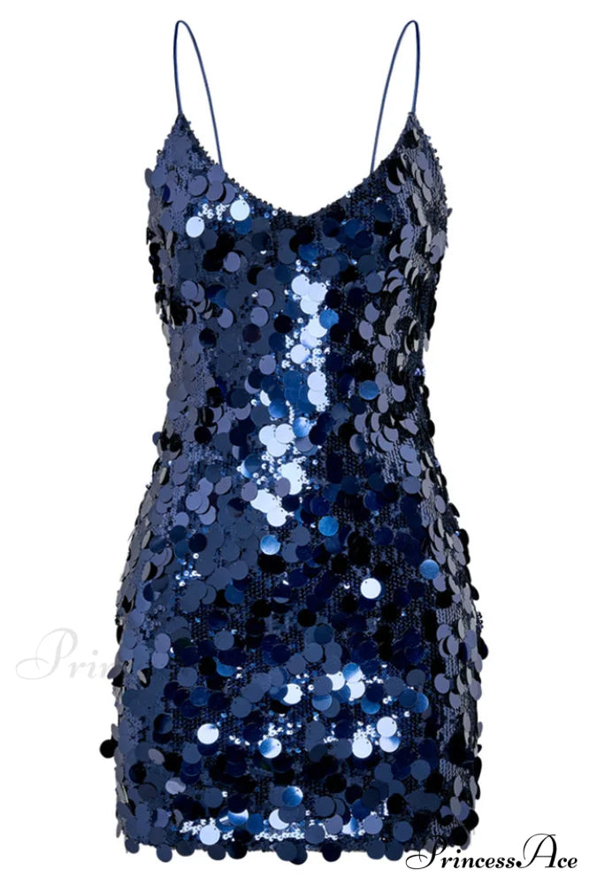 Giselle Disc Stylish Sequin Mini Dress