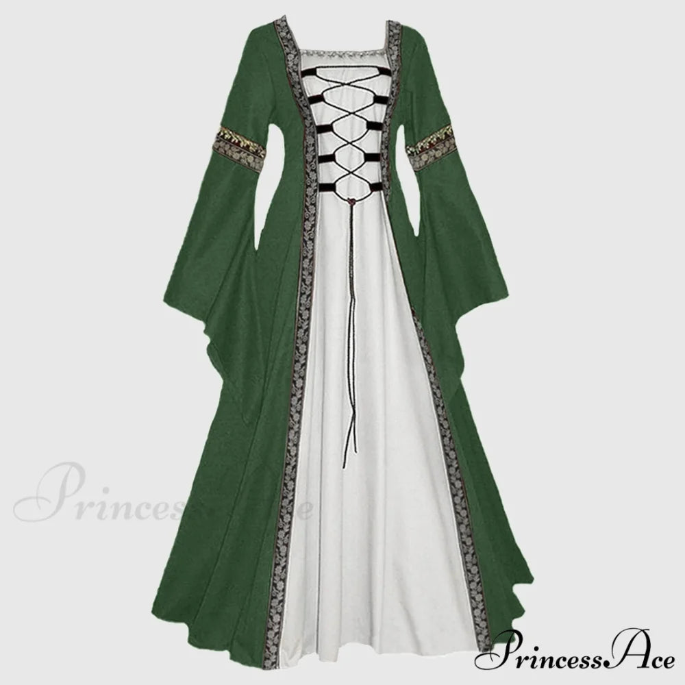 Glittering Sequined Glamorous High-Split Sexy Bodycon Cocktail Party Dress Green / S