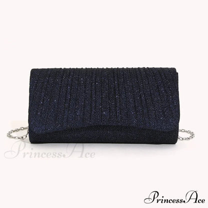 Glossy Shoulder Chain Satchel Marriage Cocktail Clutch Bag clutchbag-250126
