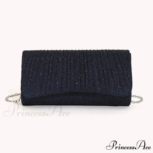 Glossy Shoulder Chain Satchel Marriage Cocktail Clutch Bag clutchbag-250126