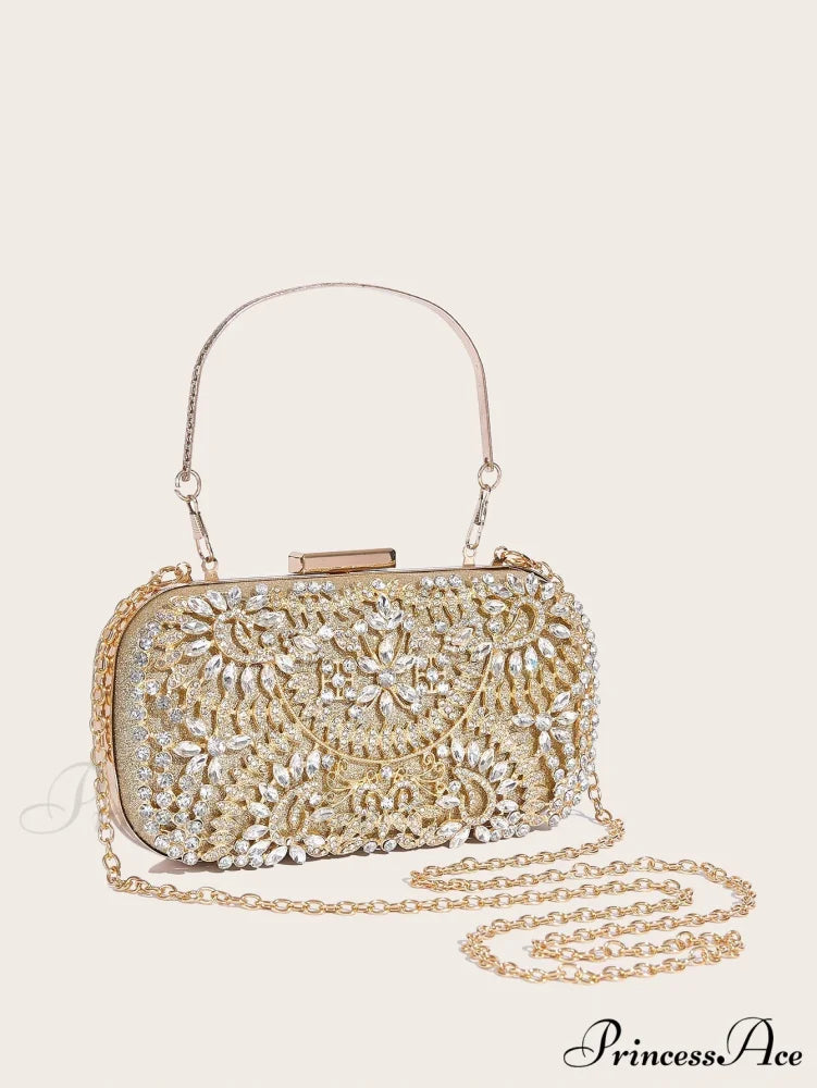 Glossy Velvet Stylish Banquet Marriage Clutch Bag clutchbag-250126