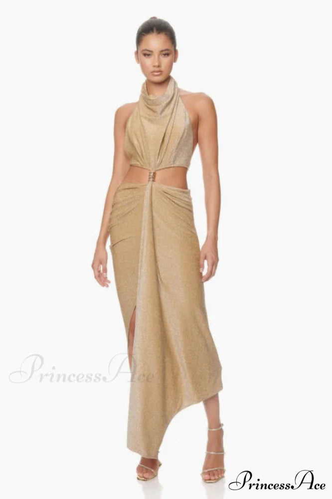 Gold Elegant Aphrodite Dress