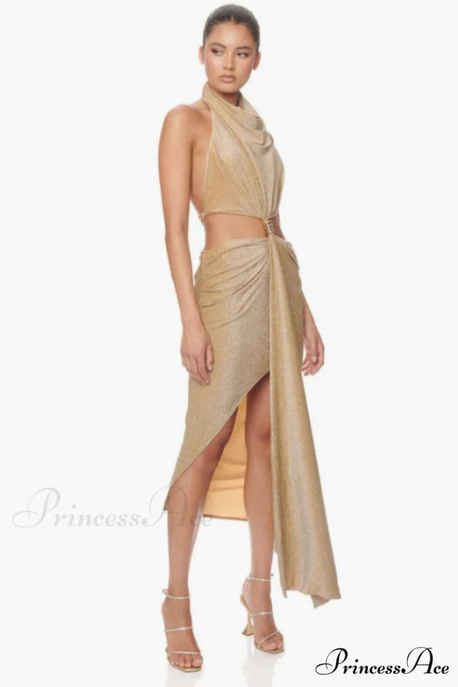 Gold Elegant Aphrodite Dress
