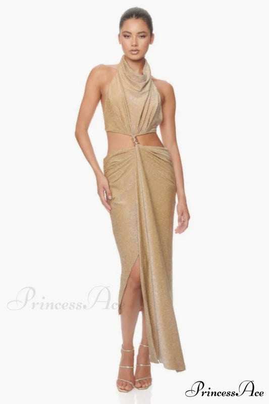 Gold Elegant Aphrodite Dress