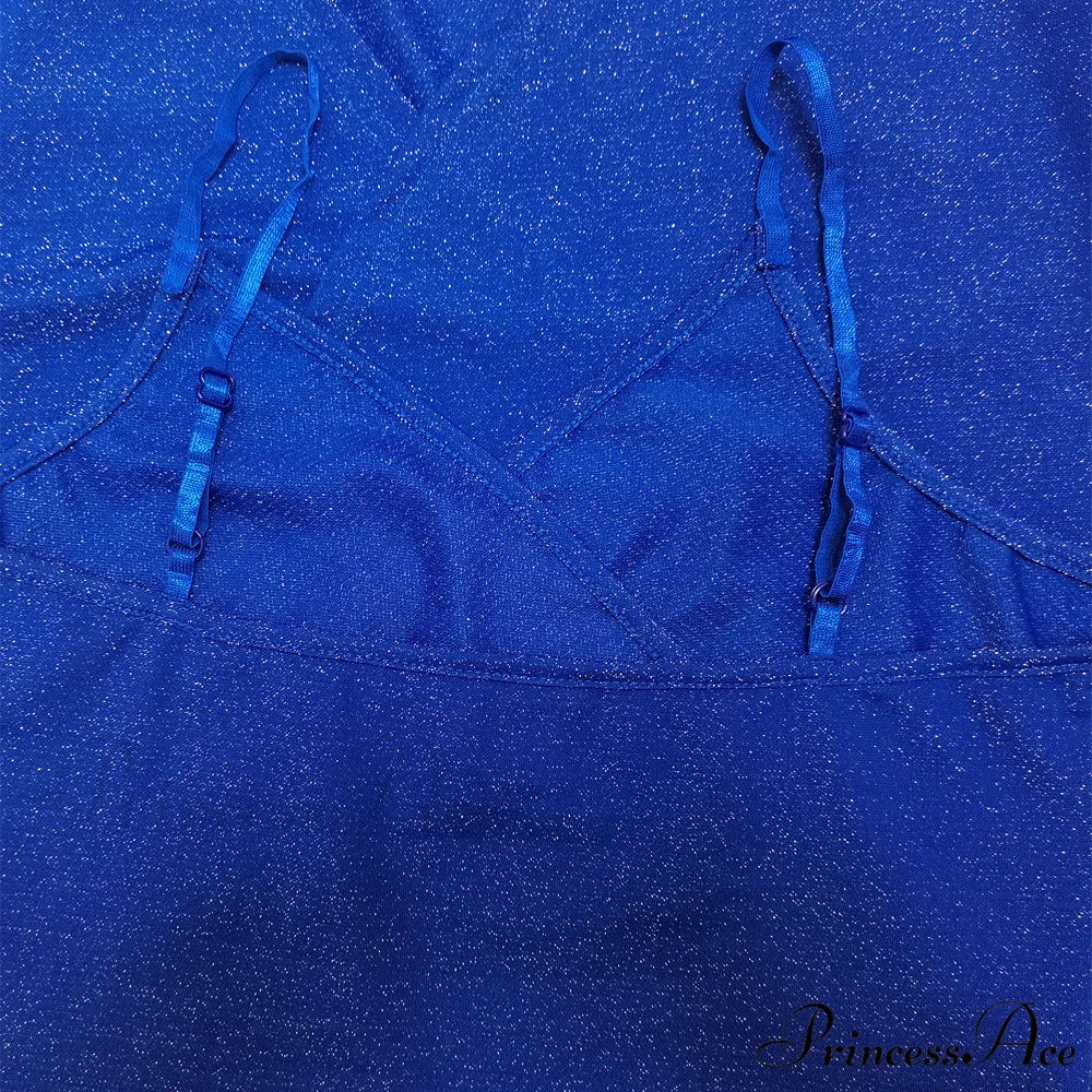 Gorgeous In Glitter Charming Sleeveless Mini Dress