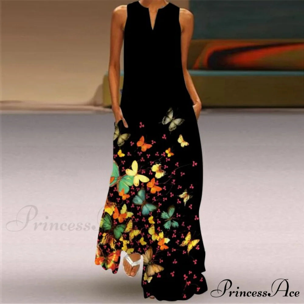 Gorgeous Prom Elegent Long Dress black 2 / S