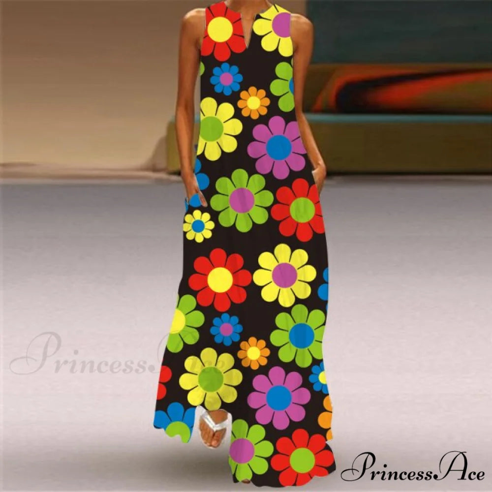 Gorgeous Prom Elegent Long Dress colorful / S