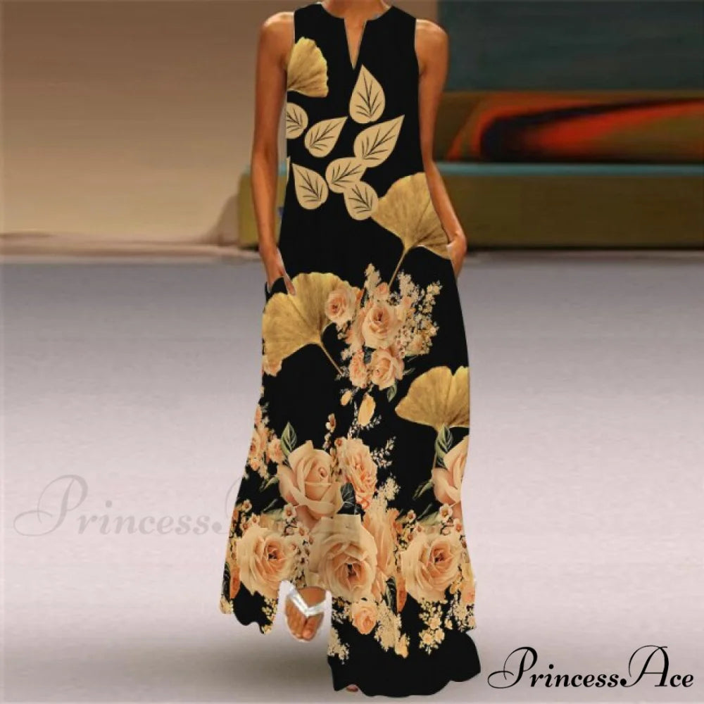Gorgeous Prom Elegent Long Dress khaki / S