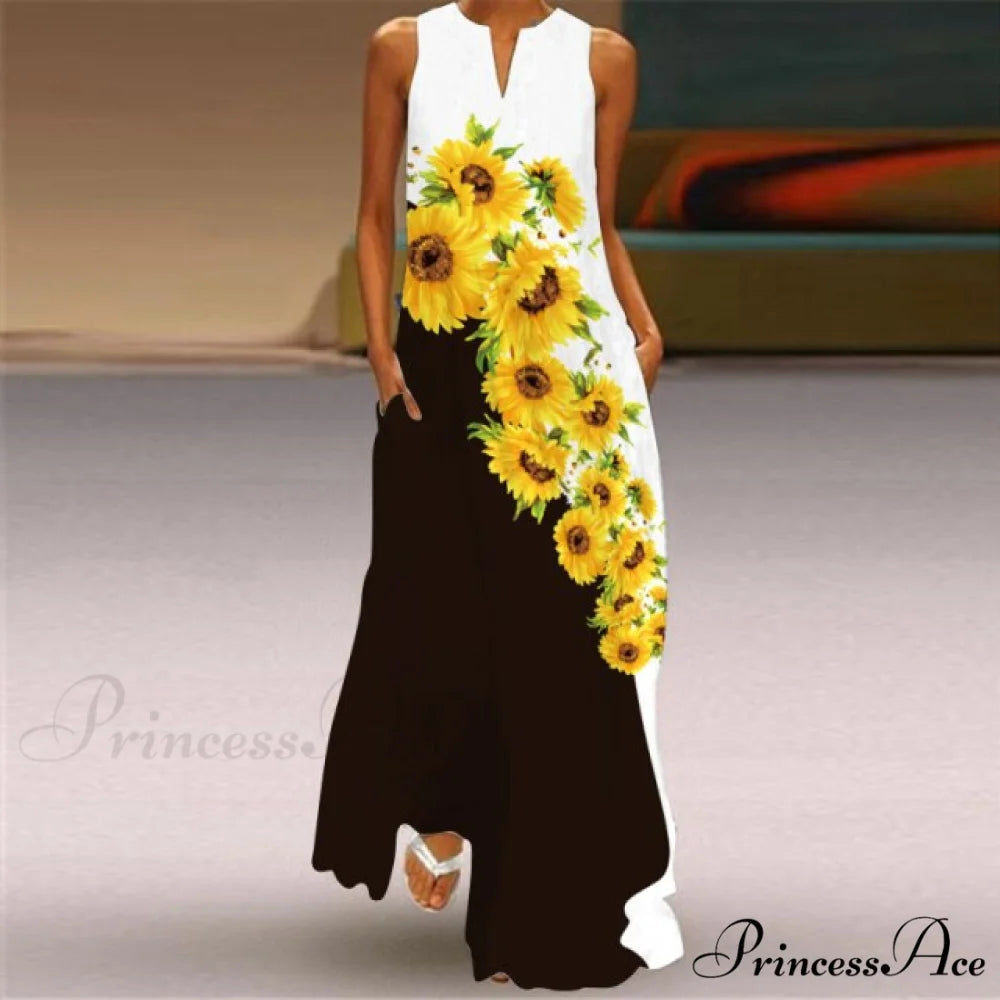 Gorgeous Prom Elegent Long Dress yellow / S