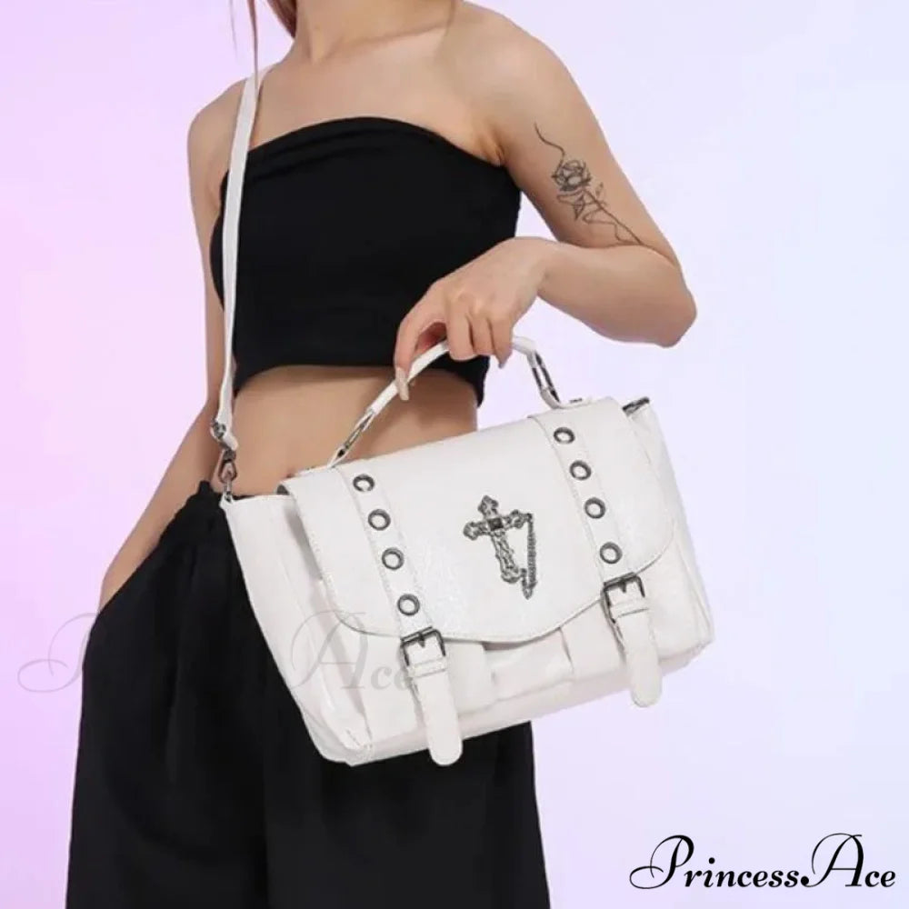 Goth Style Large Capacity Skull Computer Multi-function Unisex Waterproof Backpack Bag