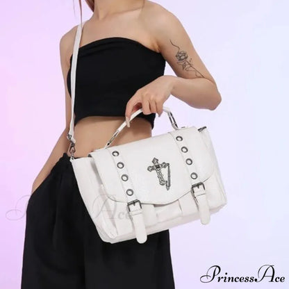 Goth Style Large Capacity Skull Computer Multi-function Unisex Waterproof Backpack Bag