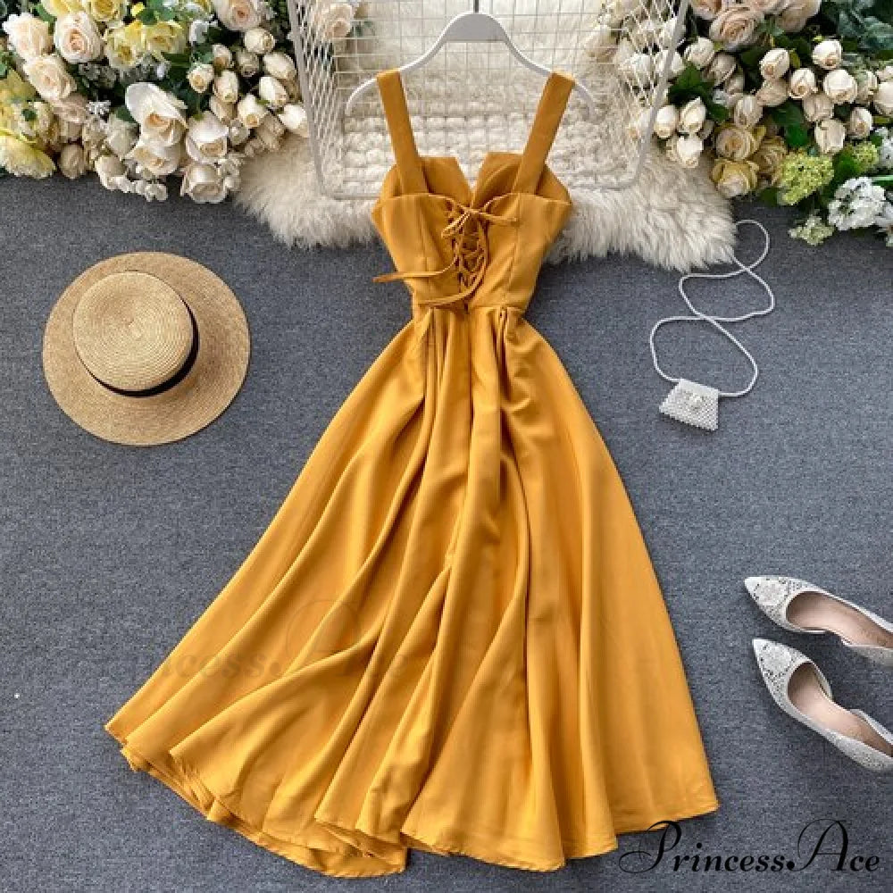 Gown Spaghetti Backless V Women Neck Tank Full-Length Robe Sexy Party Strap Female Long Dresses Festive Warm-Season