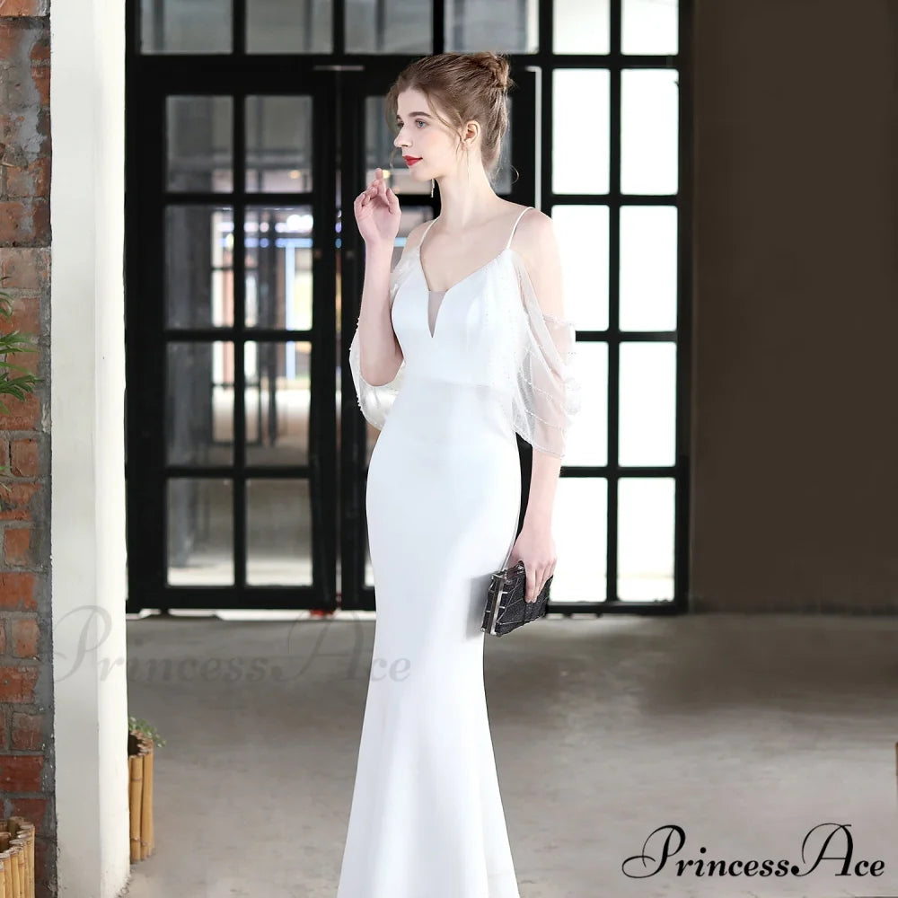Grace Mesh Stylish Trim Sleeve Dress